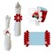 Big Dot of Happiness Merry Little Christmas Tree - Red Truck Christmas Party Paper Napkin Holder - Napkin Rings - Set of 24